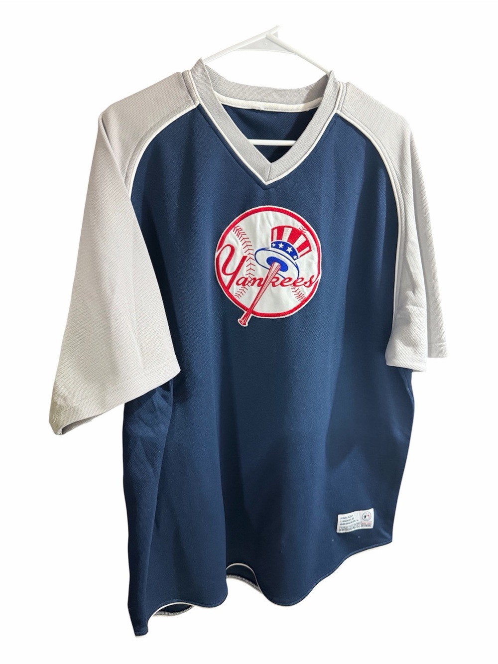 New York Yankees MLB True Fan Series Pullover Baseball Jersey Shirt XL